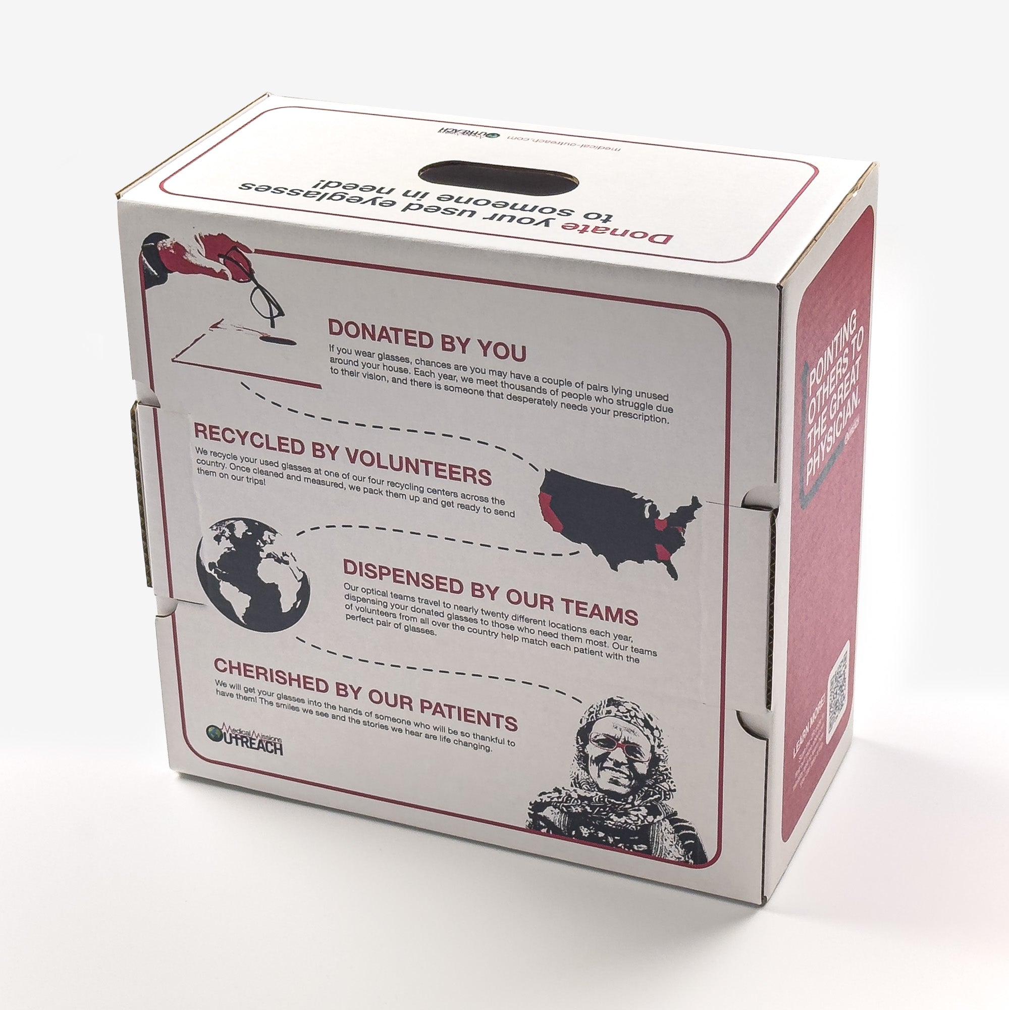 Eyeglass Recycling Box