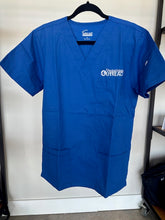 Load image into Gallery viewer, Men&#39;s Blue Scrub Top
