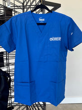 Load image into Gallery viewer, Men&#39;s Blue Scrub Top
