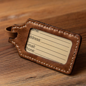 Leather Luggage Tag